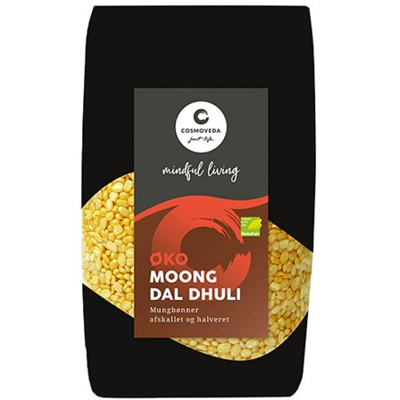 Cosmoveda Mung bønner afskallede Ø 500 g, Helse & Madvarer, Pasta, Ris & Bælgfrugter, Bønner
