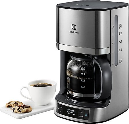 ELECTROLUX ELECTROLUX KAFFETRAKTER EKF7700 1,4L I STÅL MED TIMER