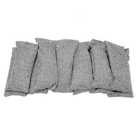 12 Pack Mini Bambukolpåsar Naturlig Luftrenare, Skodeodoriserare Och Luktborttagare (förpackning med 12 påsar)