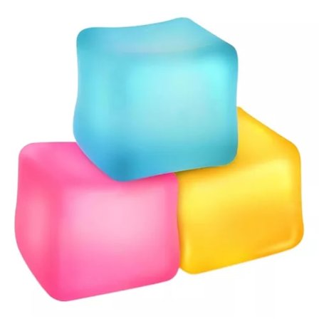 3 stk Nee Doh Cube, Stressleketøy Nee Doh Nice Cube