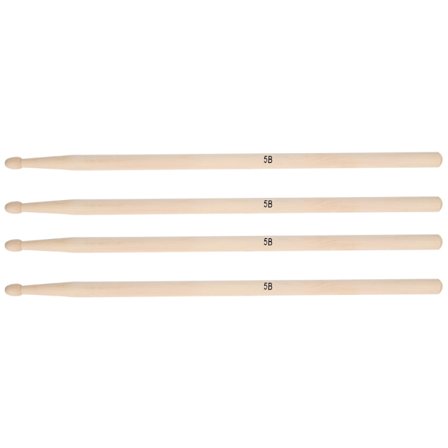 2 par 5A 5B lønnetre Jazz trommesett trommestikker musikkinstrumenttilbehør