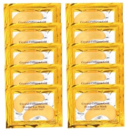 Crystal Collagen Gold Øjenmaske – 5 til 60 stk.