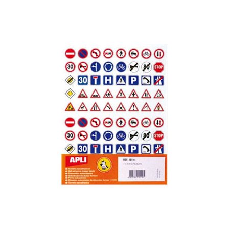 Gommetter 40 Varningsskyltar x 320