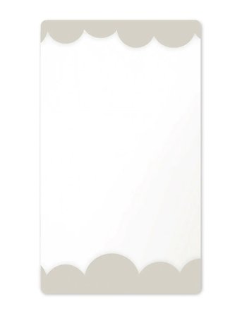 Byon Mirror Bubbly L - White - ONE SIZE
