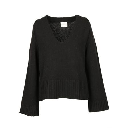 Forte Forte, V-neck Knitwear Czarny, Kobieta, Rozmiar: S