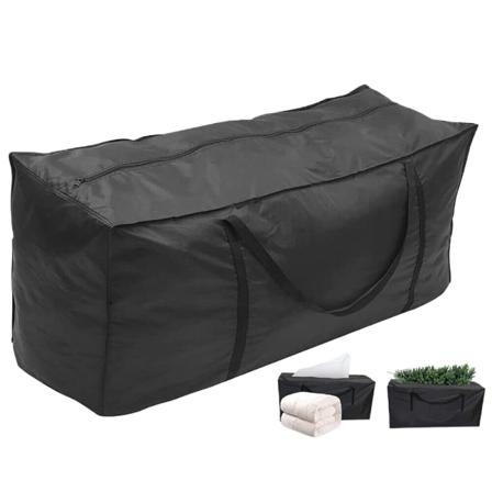 Stor Väska för Julgran Förvaring Hem Förvaringspåse Dragkedja Hållare Svart 173x76x51cm