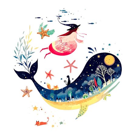 Toalettklistremerke Sterkt Lim Livlig Farge Tegneserie Mønster Veggklistremerke for Hjem Baderomsdekorasjon