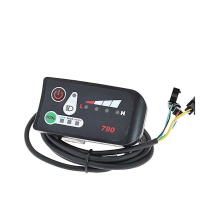 48v El-cykel El-køretøj Måler LED Strømvisning 6 Km Booster Måler 790 Meter