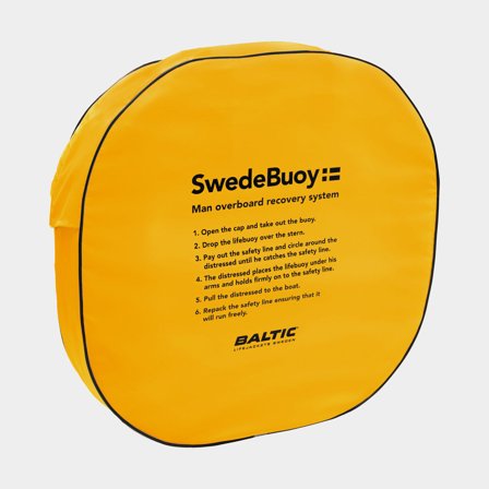 Étui pour bouée de sauvetage Baltic SwedeBuoy, jaune