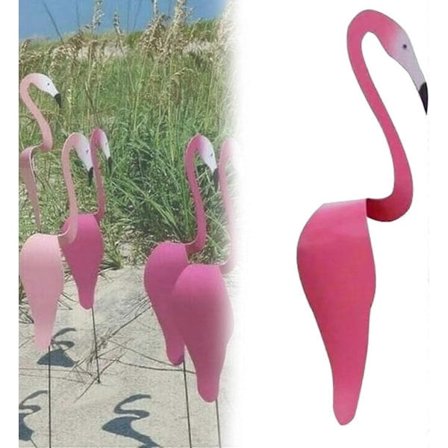 Florida Dansende Fugle Have Metal Kunst, Farverig Hvirvlende Fugl, Dynamisk og Legesyg Flamingo Vindmølle Have Skulptur Rosarød