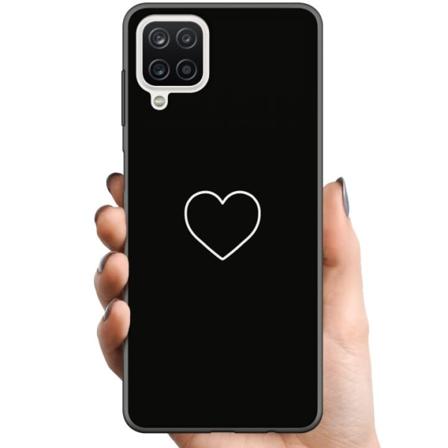 Samsung Galaxy A12 TPU Mobilskal Hjärta