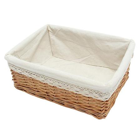 35 *25*13cm Plastkurv med lokk, fruktkurv, sjøgresskurv, flettet kurv