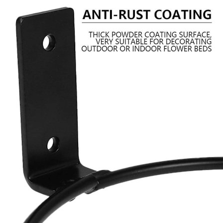 3 stk. Blomsterpotteholder Vægmonteret Planteholder Ring