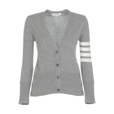 Thom Browne, Sweater Szary, Kobieta, Rozmiar: S