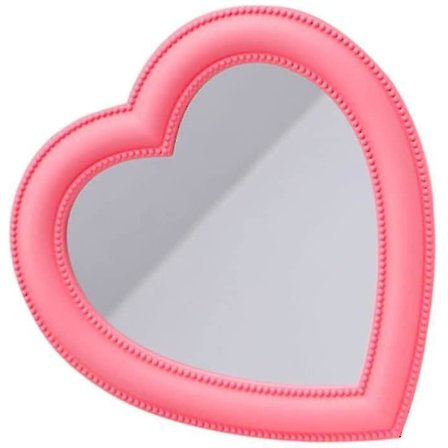 Sydänmeikkpeili Sydämenmuotoinen peili Pöytäkosmetiikkapeili Seinäpeili Peilipöytä