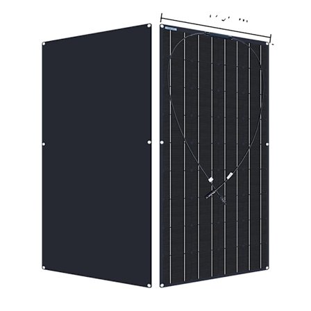 Joustava aurinkopaneeli, korkea hyötysuhde 24%, kevyt ja kannettava,18V 120W