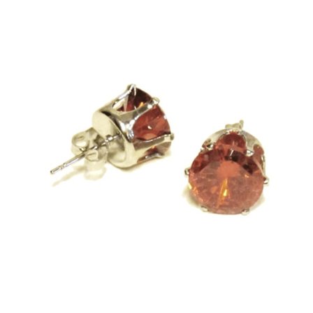 Bling Örhängen - Röd Sten