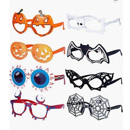 Halloween-dekorasjoner, briller, 10 stykker