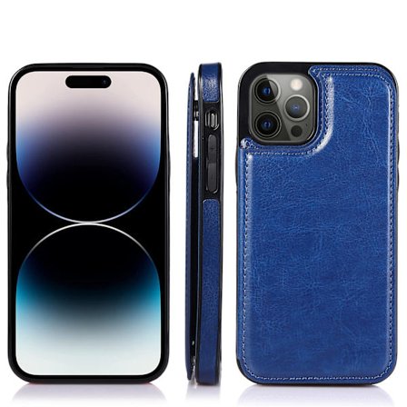 Skyddande läderfodral för iPhone 15 Pro Max