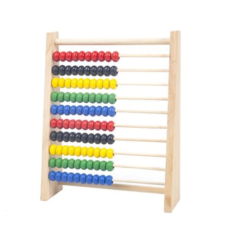 Træ Abacus Beregning Perle LOG FARVE-S LOG FARVE-S