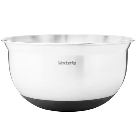 Brabantia Profile bakebolle 1 liter, stål' - 'Sølv