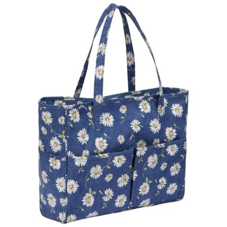 Heklenålveske Garnoppbevaringsveske Reiseveske Hekleveske med glidelås for kvinner 2