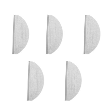 5 st soprobot moppduk Halvcirkelformad fiber soprobot rengöringsdynor för Roborock S8 S7 MaxV Plus S7 MaxV Ultra S7 Pro Ultra