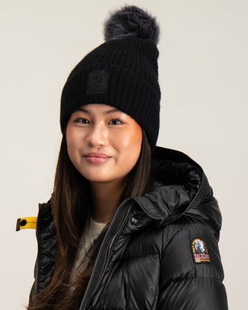 Parajumpers ALPACA POM POM HAT Svart Mössor Kille - Kids Brand Store