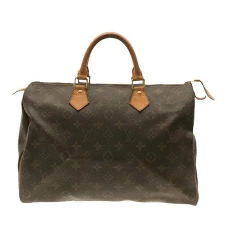 Louis Vuitton Vintage Pre-owned Speedy 35 Monogram Håndtaske Brun, Dame Vintage Tasker, Størrelse: ONE Size