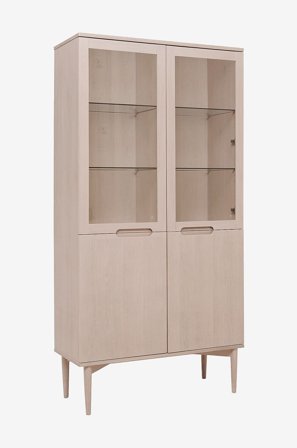 Nordic Furniture Group - Vitrineskab Karmöy - Hvid - Skabe - Fra Homeroom