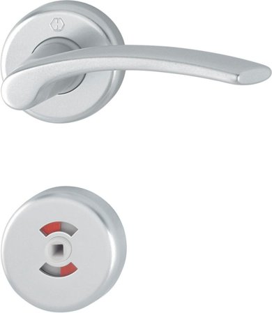 Hoppe Ibiza Dörrhandtag 37-42 mm, mattborstad, 1-pack, Dörrar