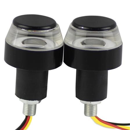 12V CNC-vilkut moottoripyörän LED-ohjaustangon päässä vilkku 22 mm:n ohjaustangolle, vilkkuva signaalivalo ohjaustangolle