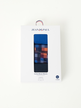 Jean Paul - Esme 3 pk boxer - Herre - Blå - Pysjamas & Undertøy - S