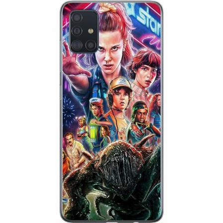 Samsung Galaxy A51 Genomskinligt Skal Stranger Things