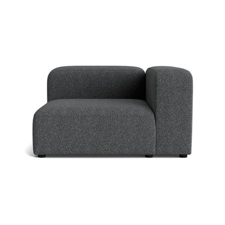 Milo chaiselong, højrevendt - Puente Grå/Blå - 130x130x72 - Sofa, chaiselong