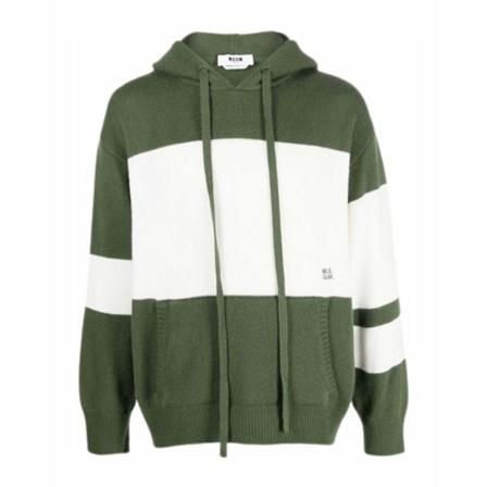 Msgm Sweater Grøn, Herre