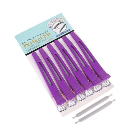 6 stk./sæt Alligator Hårklemmer Flade Andenæb Hårnåle Klipning Hårstyling Værktøj Fletteklemme Hårnåle Tilbehør Salonklemmer