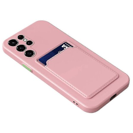 Kompatibel med Kompatibel med Samsung Kompatibel med Galaxy S25 Ultra Skal Mjukt Silikon Telefonskal Baksida Med Korthållare -