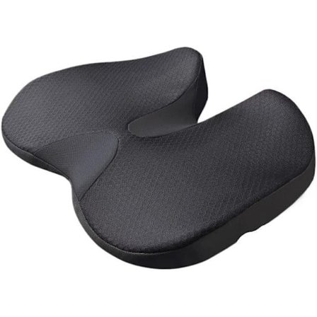 U-formet skridsikker siddepude i memoryskum – lindrer iskias og rygsmerter_TF_TF