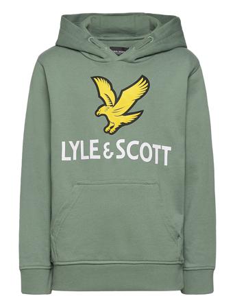 Lyle Eagle Logo Lb Oth Hoodie Green Lyle & Scott Junior
