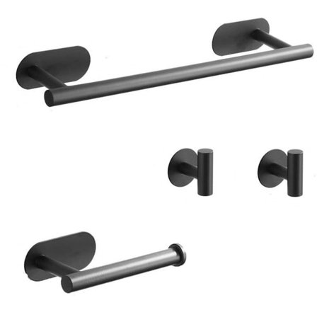 Selvklebende veggmontert håndkleholder - rustfritt stål SUS 304 - papirhåndkleholder