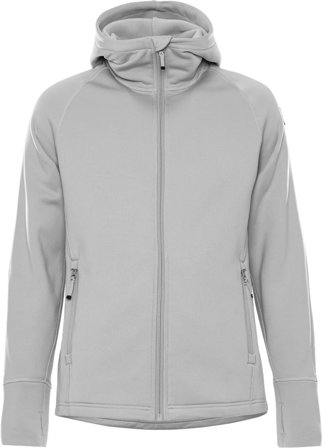 Fristads Outdoor Dam Cobalt Polartec power stretch hoodie, Ljusgrå