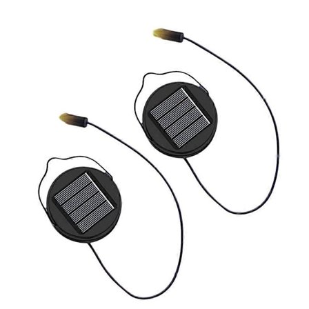 2-pak 600Mah Solcellelamper Udskiftningstop til Udendørs Lygter Vandtæt til Have, Gård, DIY Fødselsdagsgaver[HK]