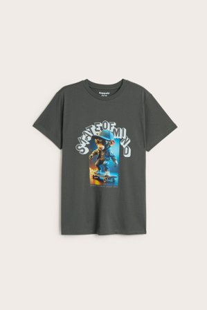 Kappahl | T-shirt z nadrukiem | Czarne