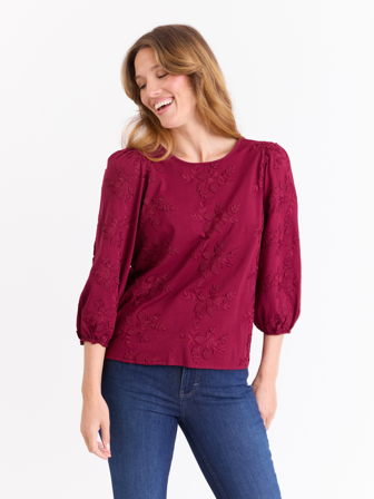 MATCH - Florence topp - Marie Philippe - Str. M - Dame - Topper & T-skjorter - Rosa - 100% bomull