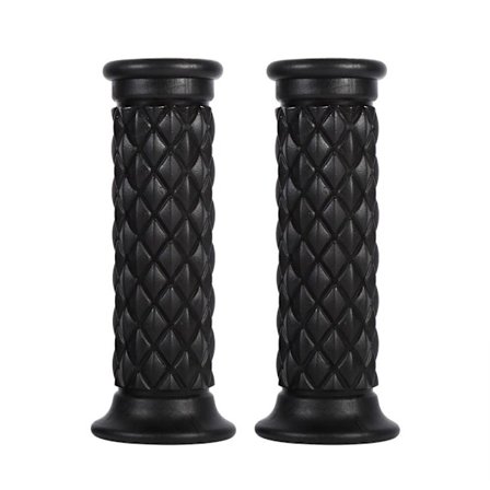 Motorcykelhandtag, 1 par 22mm handtagsgrepp (svart)