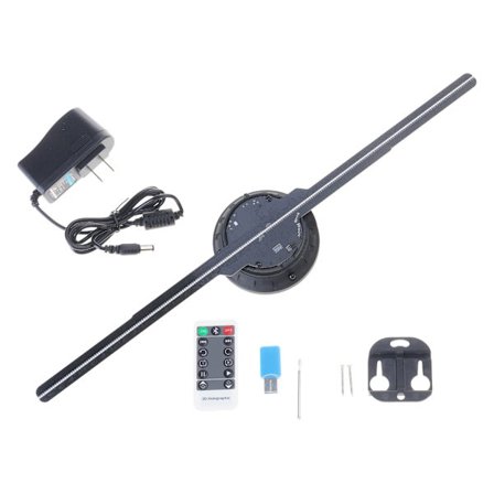 Telefon 3D Hologram Projektor Reklame Display LED Holo-grafisk Vifte for Naked E