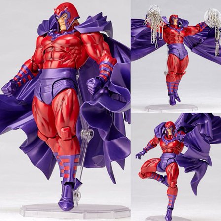 Venom Figur 2 Leksak Yamaguchi Röd Massaker Eddie Venom Den Fantastiska Spindelmannen Rörlig Modell Prydnader (Yamaguchi Magneto 6-3)