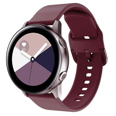 Pehmeä silikoniranneke Huawei Watch GT/GT 2 46mm/GT 2 Pro Viininpunainen