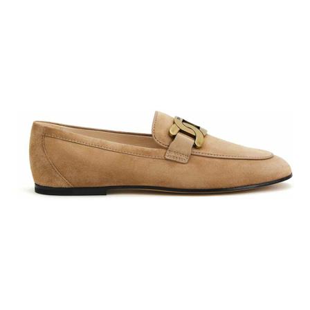 Tod's, Mocassino Kate Suede Brązowy, Kobieta, Rozmiar: 40 EU